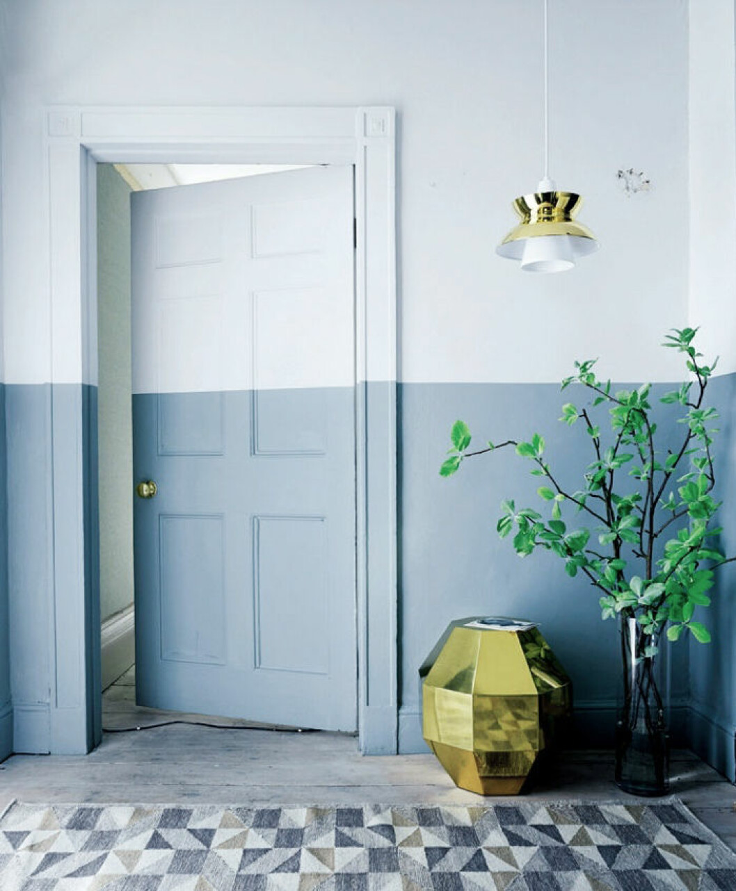 Via: <a href="http://www.guiaparadecorar.com/ideas-creativas-pintar-las-paredes-la-casa/" target="_blank">Guia para Decorar</a> Beyond The Pale