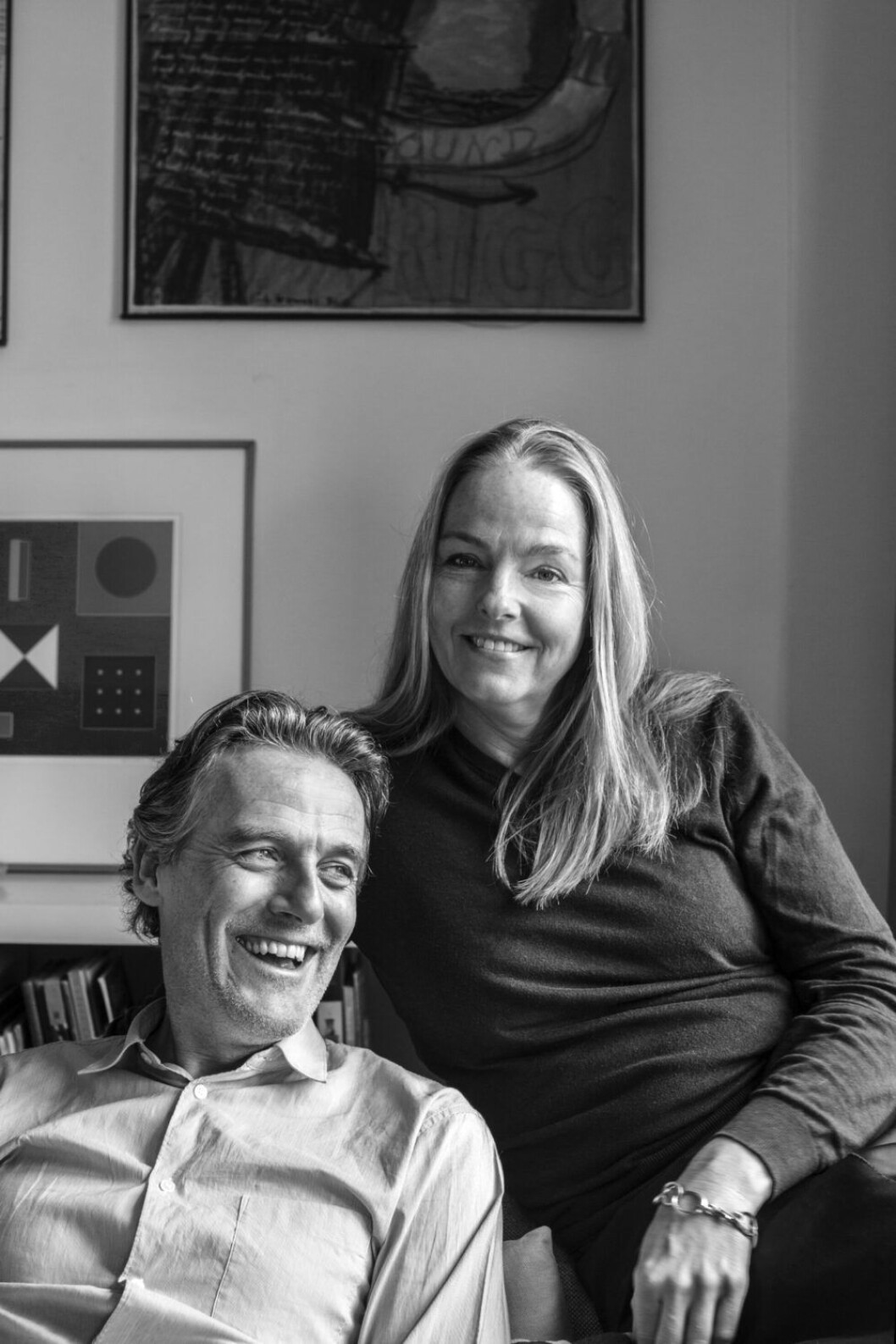 Arkitekterna Andy Nettleton och Ia Hjärre. Andy Nettleton och Ia Hjärre.
