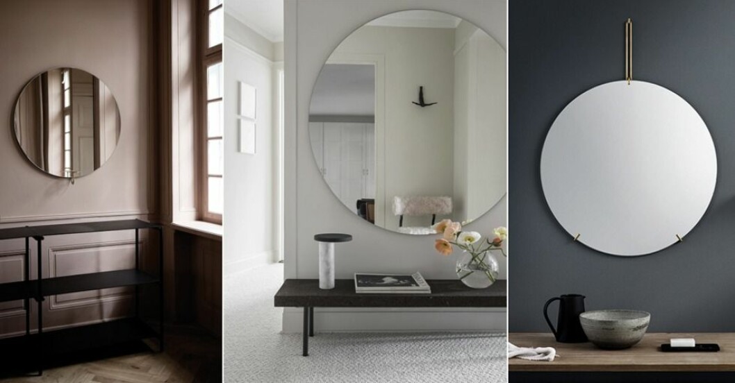 11 runda speglar som passar för hemmets alla rum