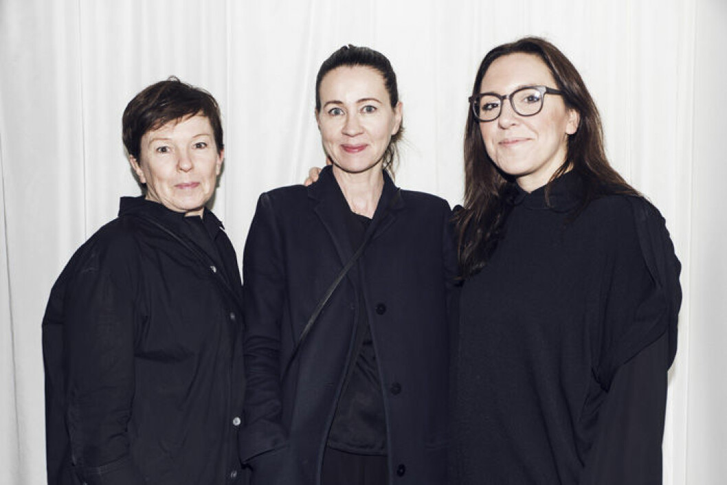 Eva Lilja Löwenhielm, Anya Sebton och Residences chefredaktör Hanna Nova Beatrice. 1G9A7901