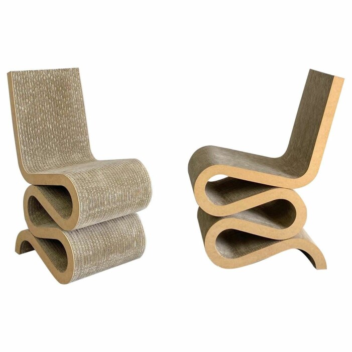 Foto: 1stDibs Wiggle Chair av Frank Gehry