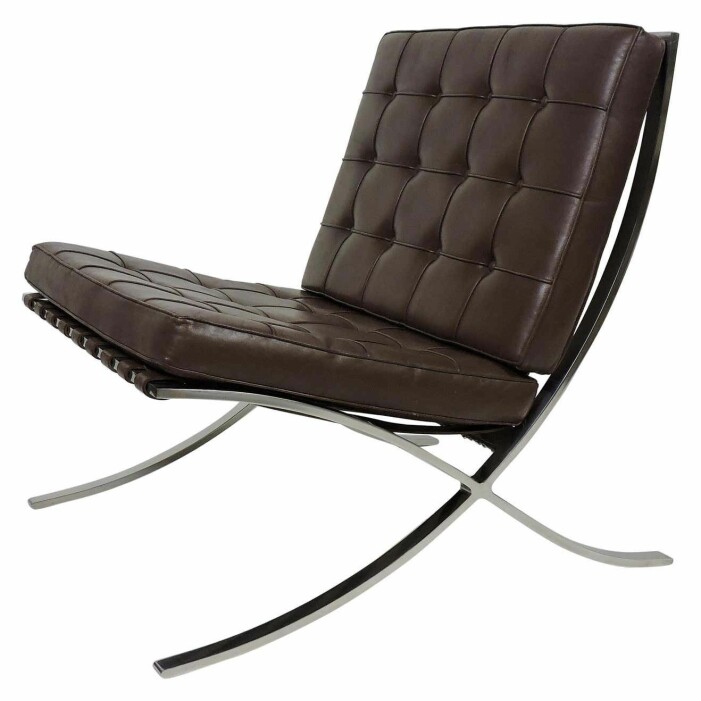 Foto: 1stDibs Barcelona Chair av Ludwig Mies van der Rohe