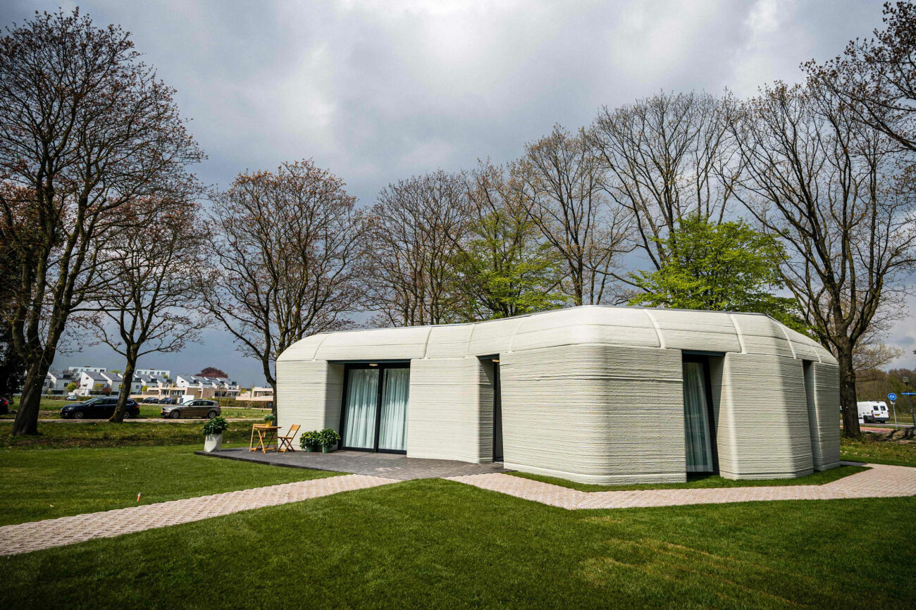 3D-printat hus i Eindhoven