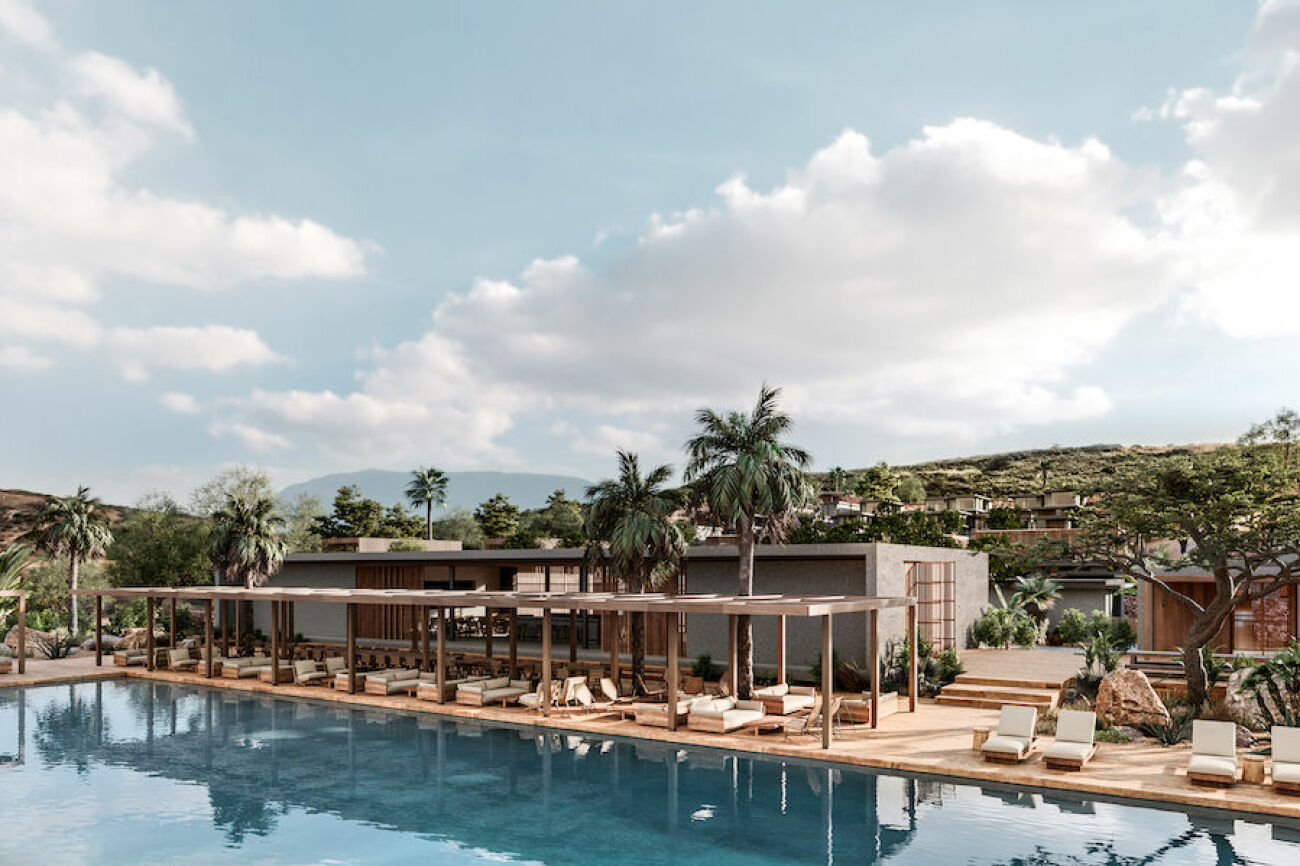 Hotellet ligger på stranden intill Chania på ön Kreta. 