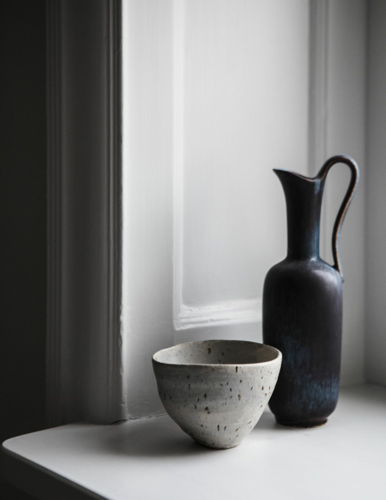 Vas och skål i keramik