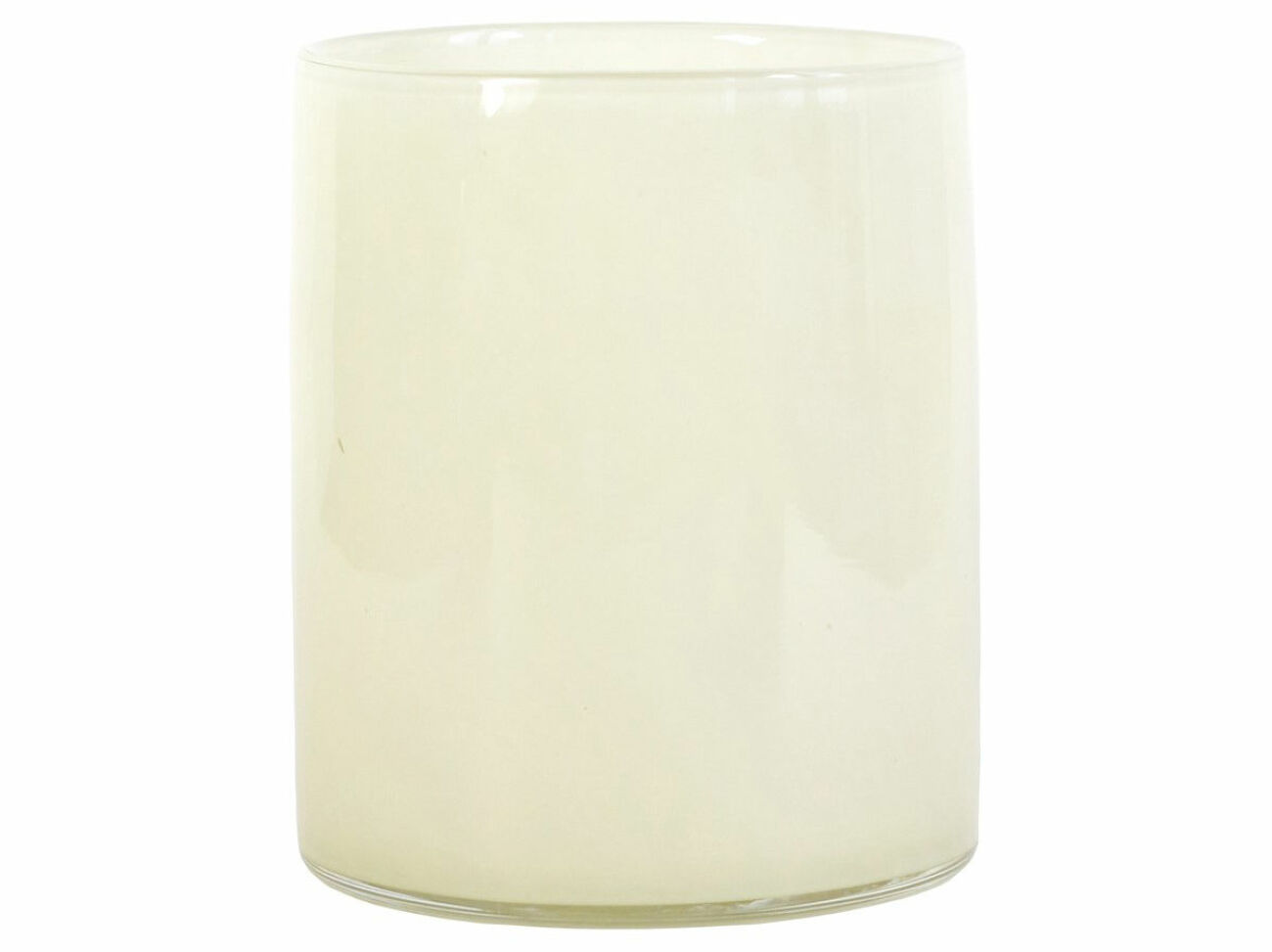 vit ljushållare i glas