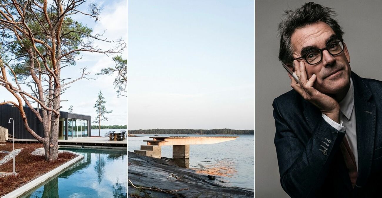 Mark Isitt är imponerad av det studentritade huset som är byggt på en klippig ö i Åbos skärgård.