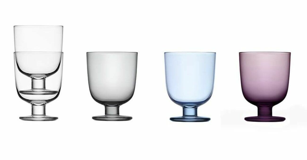 Lempi-glas i olika färger