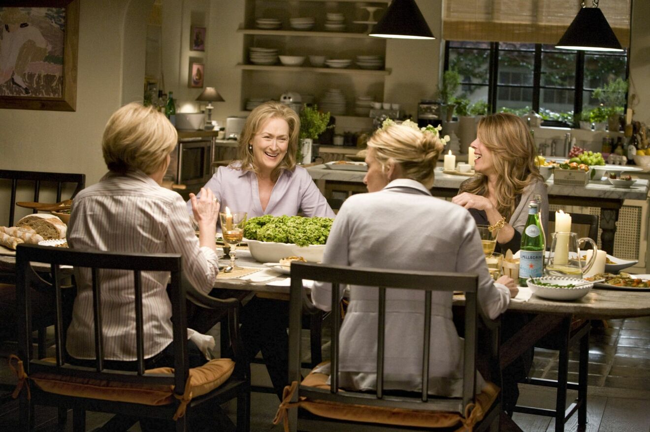 Meryl Streep i filmen It´s complicated, gigantiskt kök är en coastal grandmother-dröm.