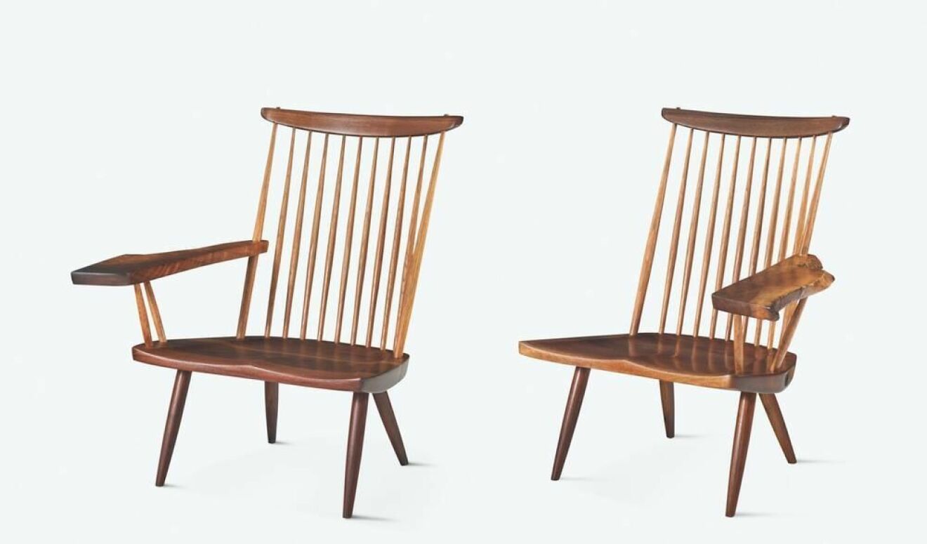 New Lounge Chairs av George Nakashima