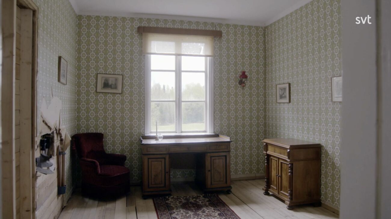 Rummet som Kerstin bodde i under sitt skötselavtal hos Per och Gerda Emilsson.