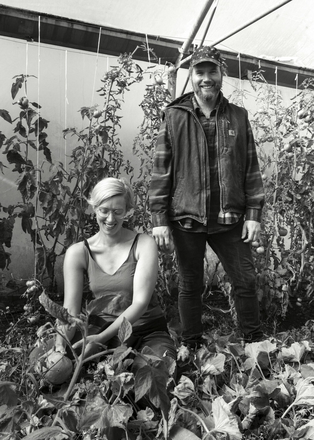 Mauritz och Agnes Larsson Stormgaard från Karshamra Mat &amp; Trädgård