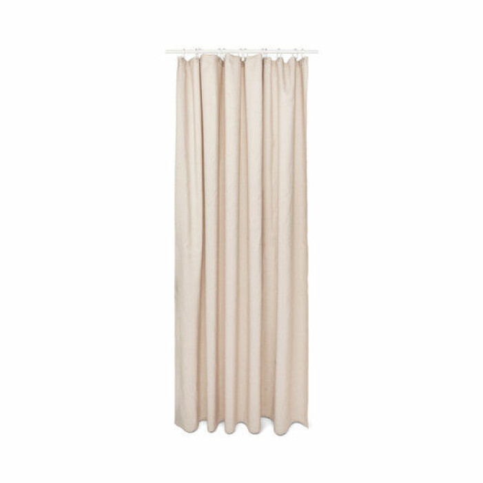 Investera i ett klassiskt duschdraperi i trendigt beige. Beigefärgat duschdraperi från Åhléns