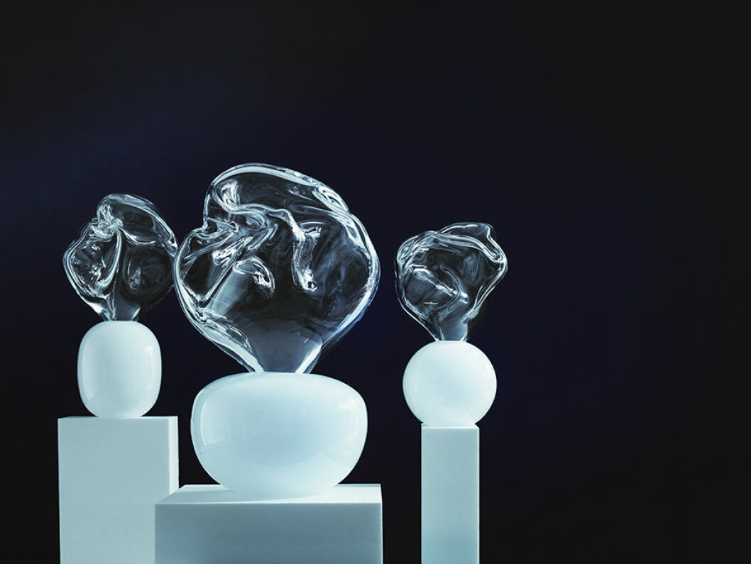 <em>Anamorphic glass</em>, Staffan Holm för Vandalorum. Foto: Magnus Johansson. anamorphic glass staffan