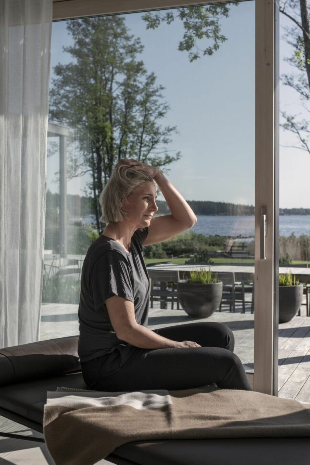 Anna och dagbädden.