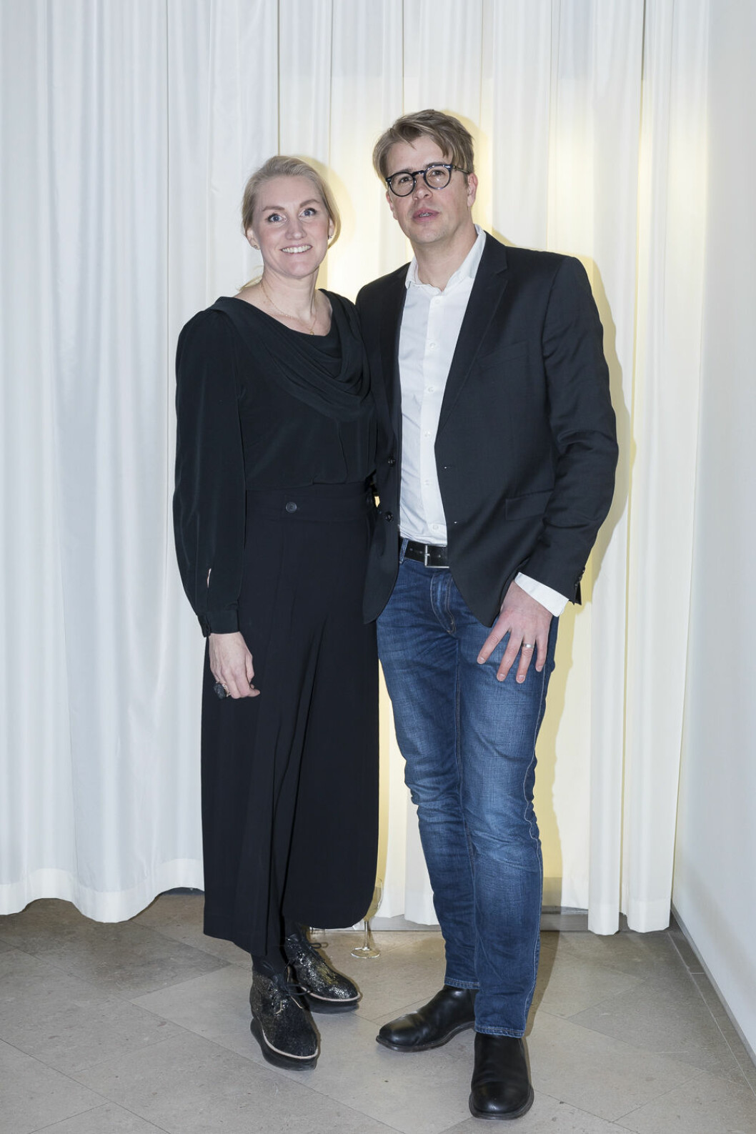 Anna Hänström, projektledare Residence och för utställningen Designed to Last och Jonas Lindbom