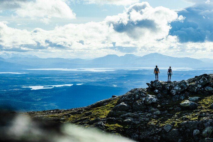 Åreskutan (1420 meter). Åreskutan, Åre Jämtland.