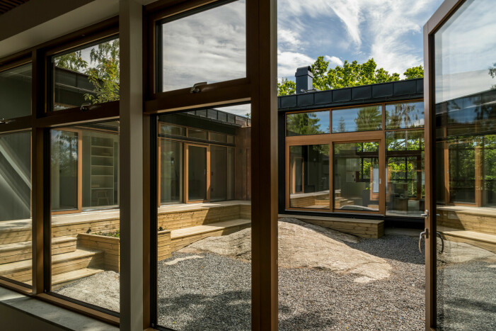 Huset är helt nyproducerat och är nu redo för sina första ägare. arkitekt AndrénFogelström värmdö