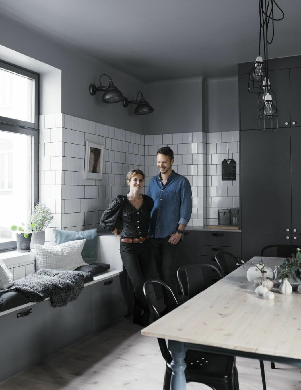 Katarina Bukowska och Andreas Part. arkitektparets lagenhet foto kristofer johnsson9