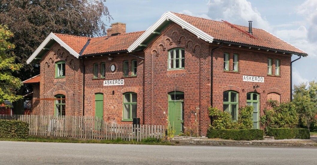 Unikt stationshus i Skåne till salu – se bilderna!