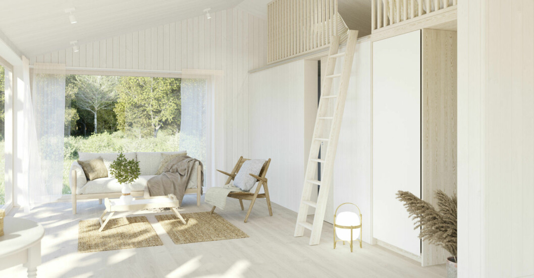 Attefallshus med loft. attefallshus sommarnöjen