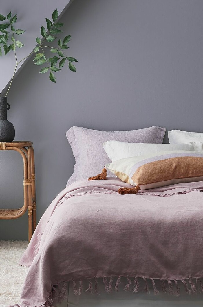 bädda sängen pastell inspiration