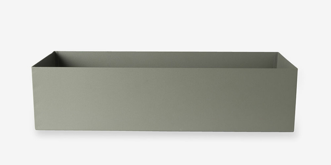 Minimalistisk balkonglåda från granit