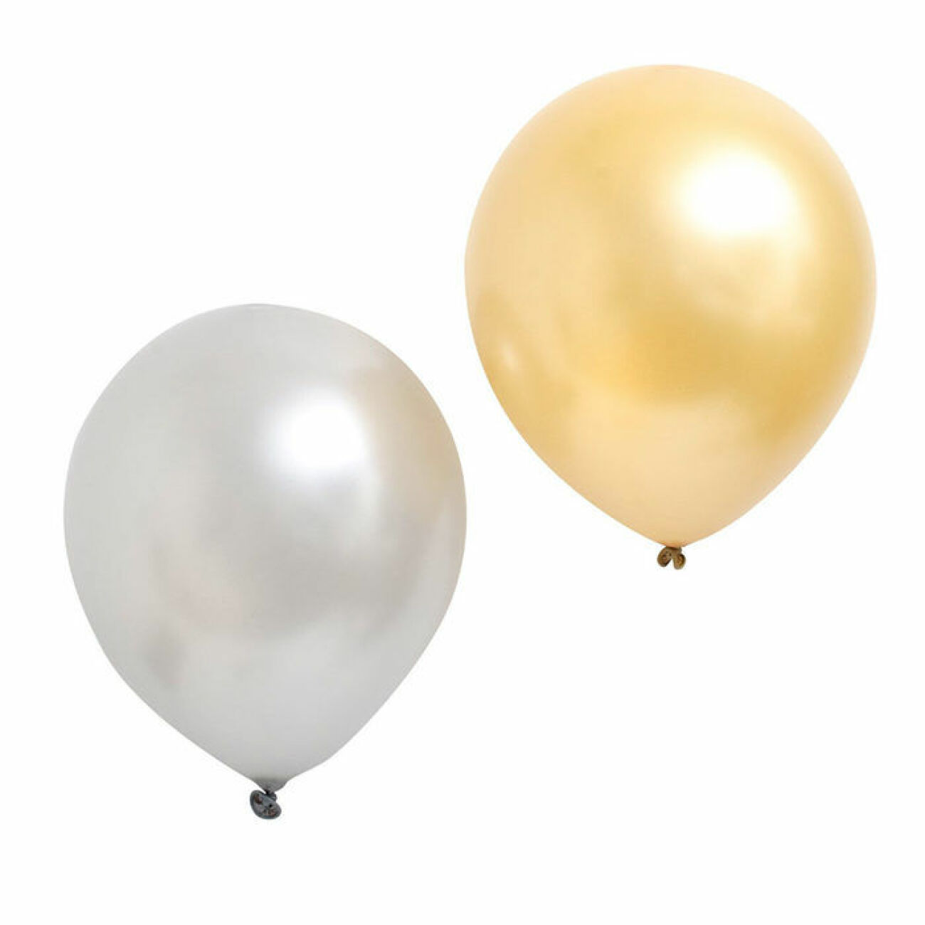 ballonger i guld och silver från Lagerhaus