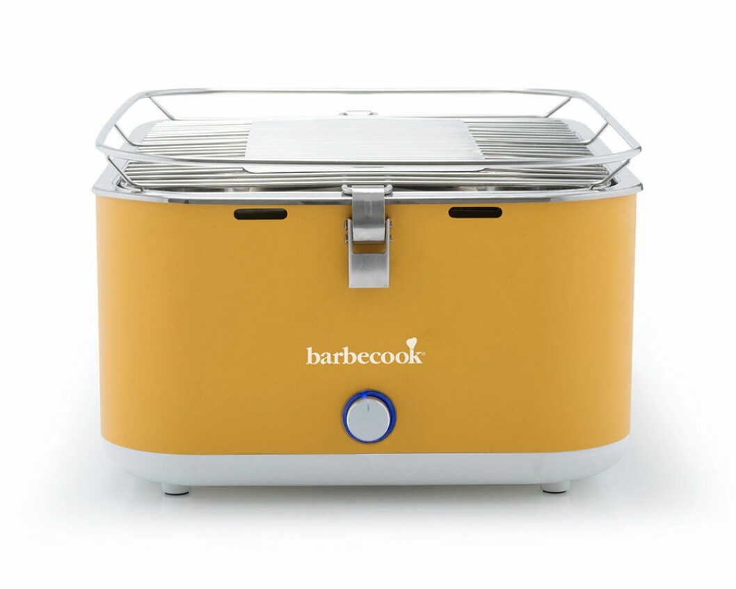 Gul bärbar grill från Barbecook