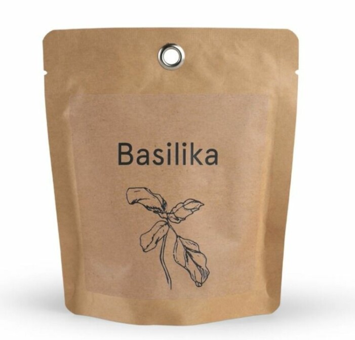 odlingspåse med basilika