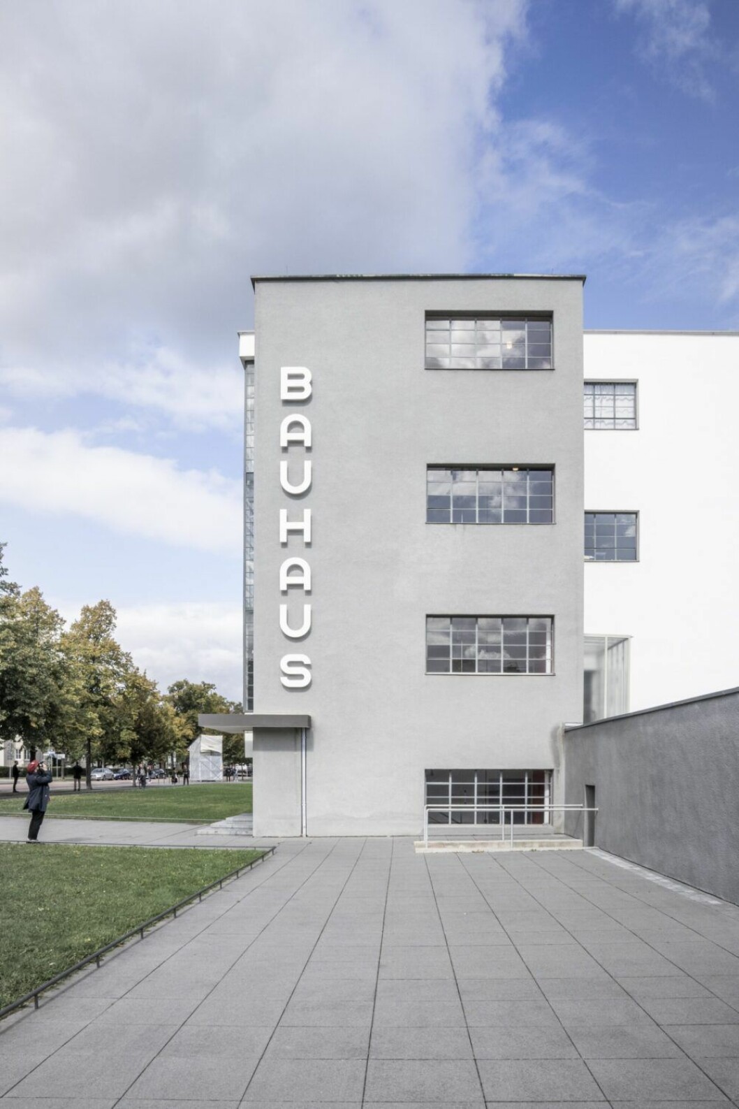 Bauhausskolan i Dessau. Bauhausskolan i Dessau, foto Melissa Hegge