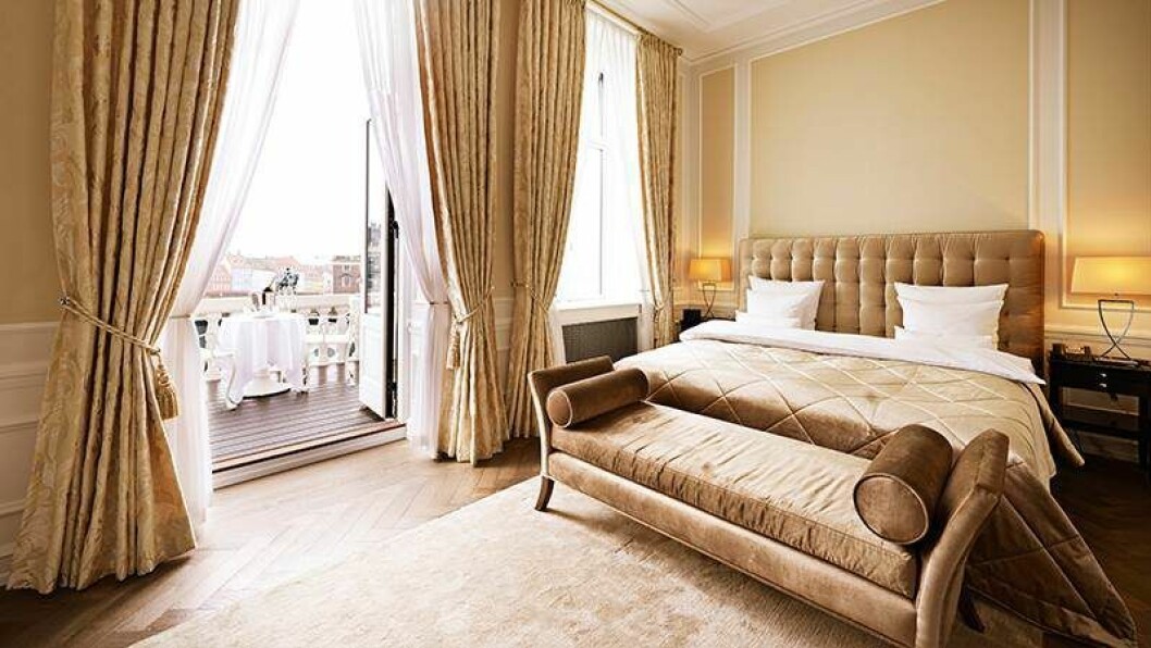 Köpenhamn hotell d'angelterre sovrum
