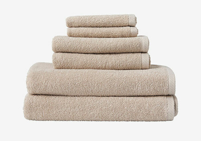Beige handdukar från Ellos Home