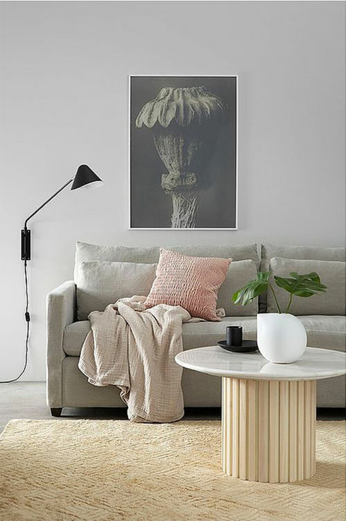 Beige linnesoffa, Ellos Home