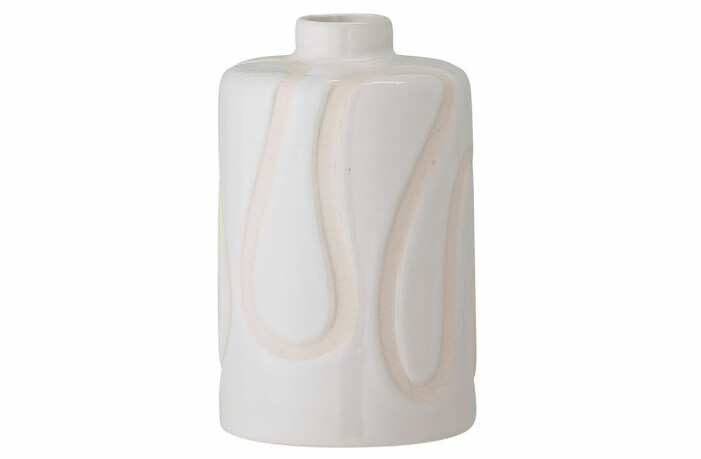 beige liten vas