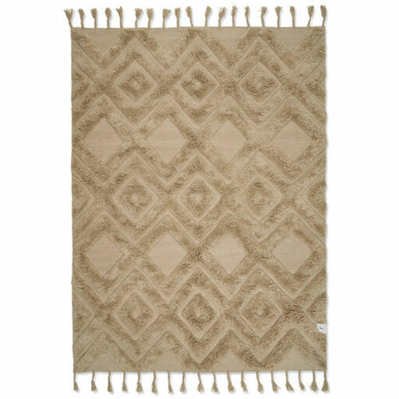 fluffig mönstrad matta från classic collection