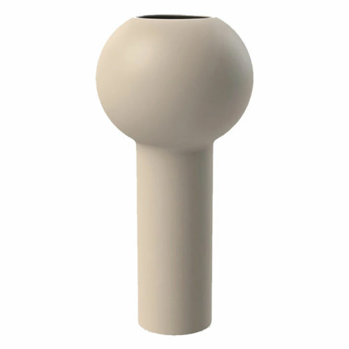 beige pillar vas från cooee