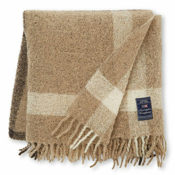 Beige pläd från Lexington