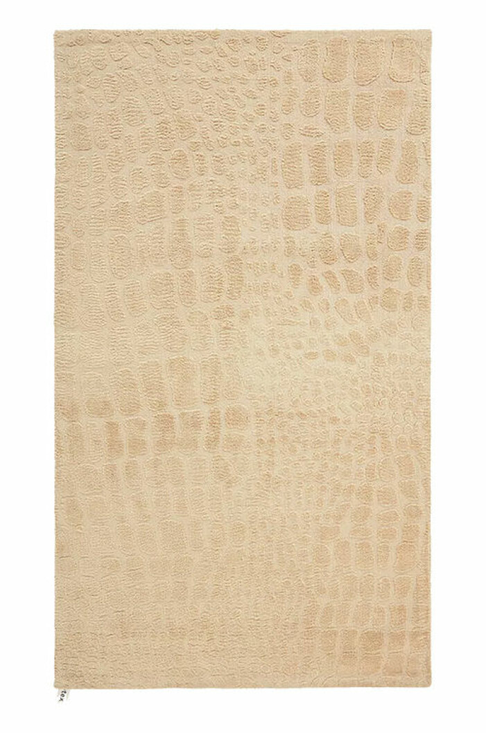 beige stor matta