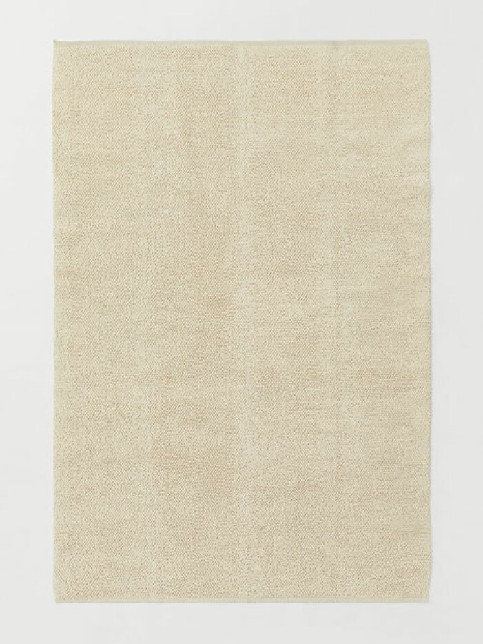 Beige ullmatta från H&M Home