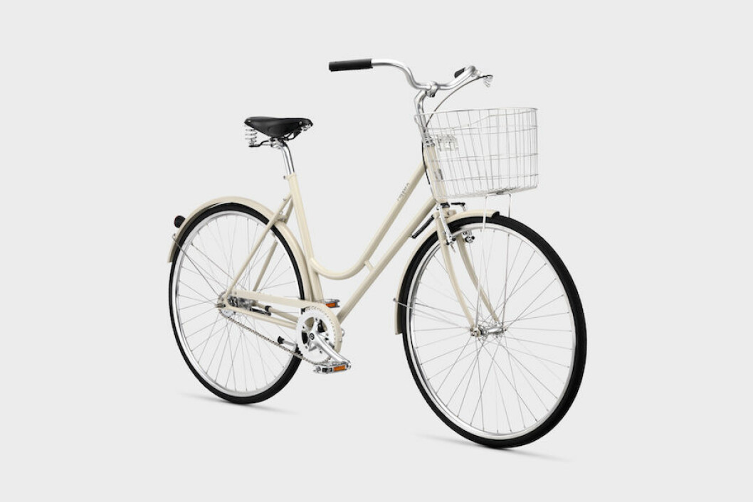 Cykel från samarbetet mellan Filippa K och Bike ID. Cykeln som Filippa K och Bike ID skapat.