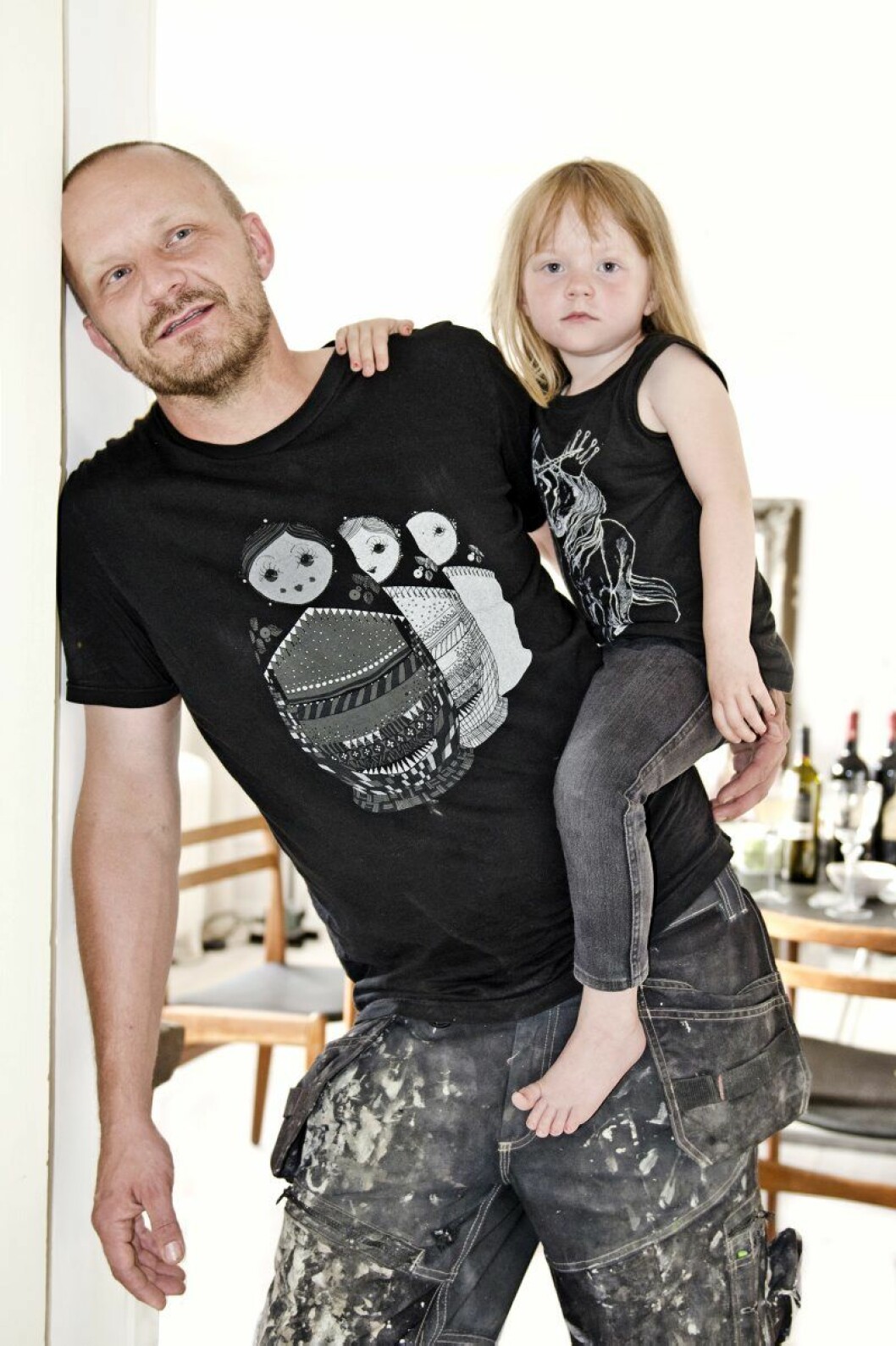 Bill och dottern Ingrid. Bill Nylander_ingrid olsson nylander