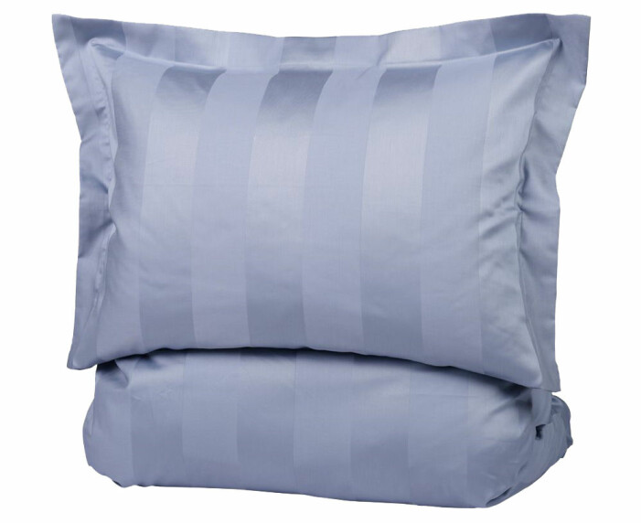 blå sängkläder satin