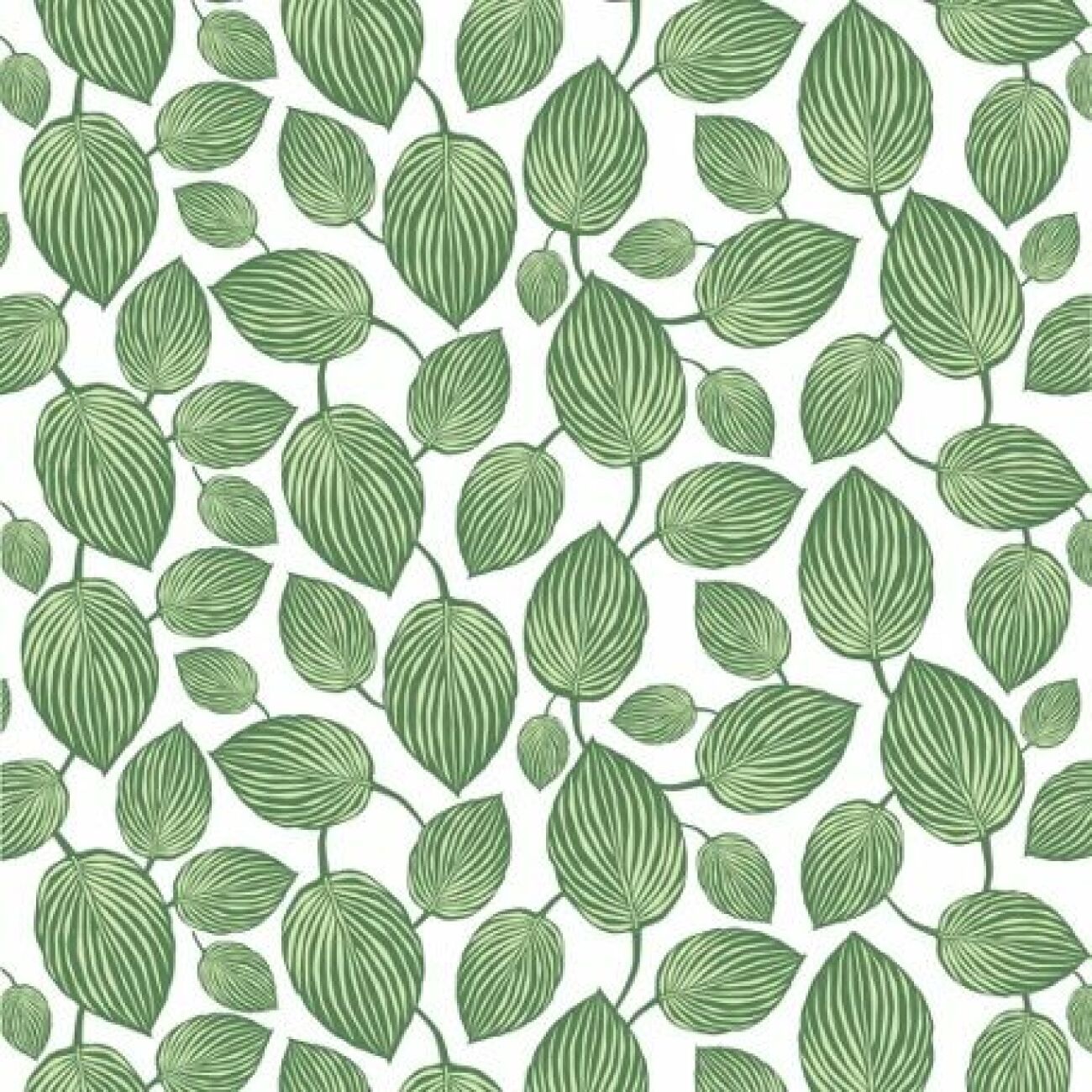 grön vaxduk med blad