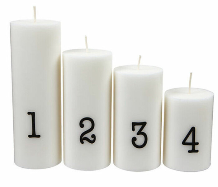 blockljus för advent – miljövänliga