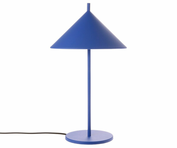 blå bordslampa