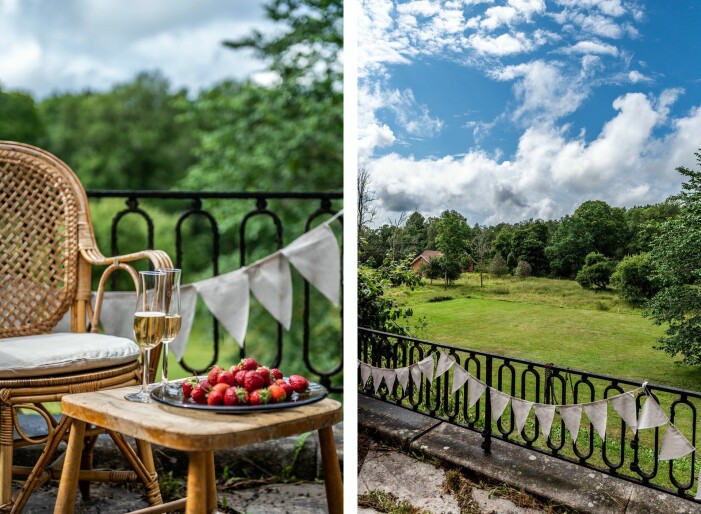 Skål för herrgårdslivet! Herrgård i karolinsk stil i Borgvik Värmland trädgård och terrass
