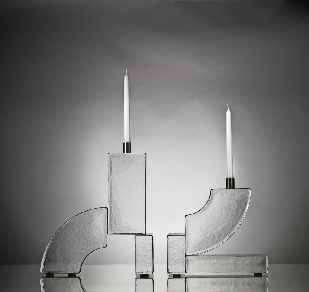 Ljusstake <em>Brick</em> av Jenny Nordberg. Ljusstake av Jenny Nordberg