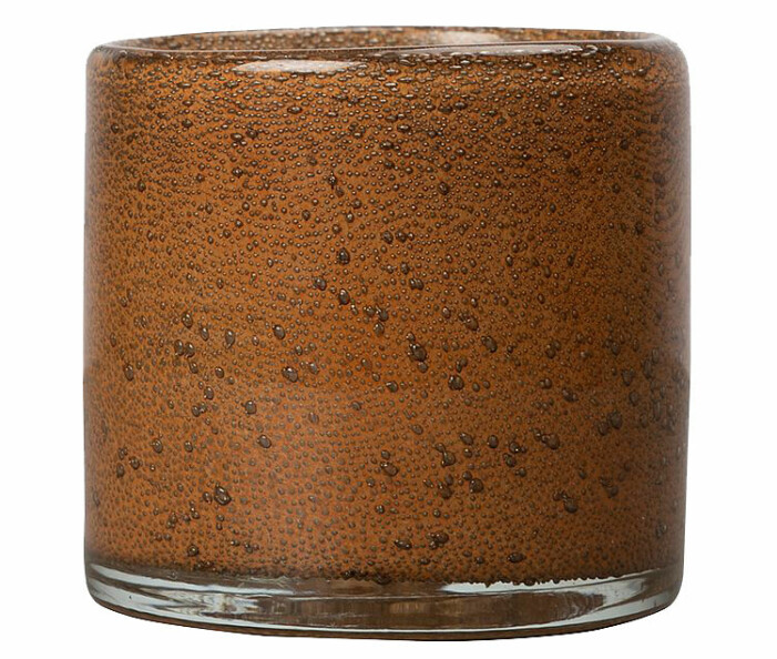 brun lykta glas