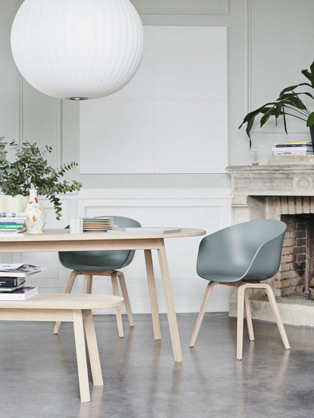 George Nelsons designklassiker Bubble produceras nu av Hay. Foto: Hay George Nelsons designklassiker Bubble produceras nu av Hay.